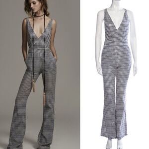 We are Kindred Liv 70s Style Flare Leg Jumpsuit